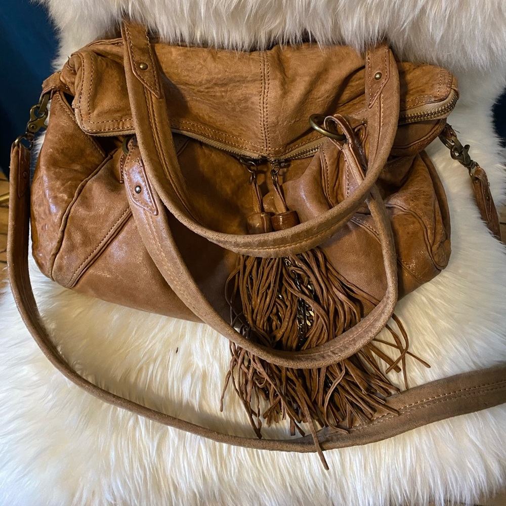 Junior Drake slouchy boho leather bag